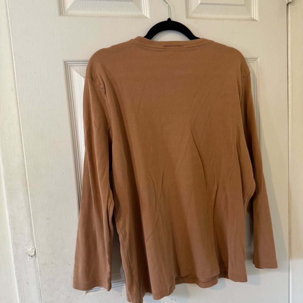 Style & Co. | Brown 100% Cotton Long Sleeve Top - Picture 5 of 5